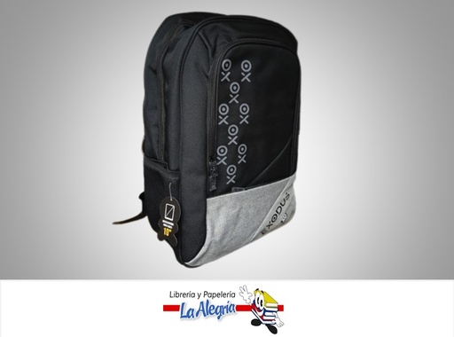 [7591525165594] MORRAL PORTA LAPTOP FREEWAY 25L CLASSIC E000625L NEGRO/GRIS MARCA EXODUS