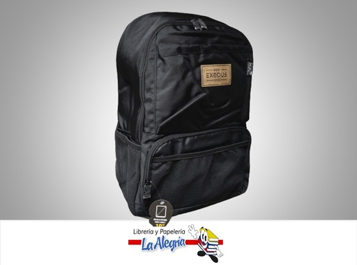 [7591525166027] MORRAL PORTA LAPTOP ON THE WAY 23 L CLASSIC  E000423L NEGRO MARCA EXODUS