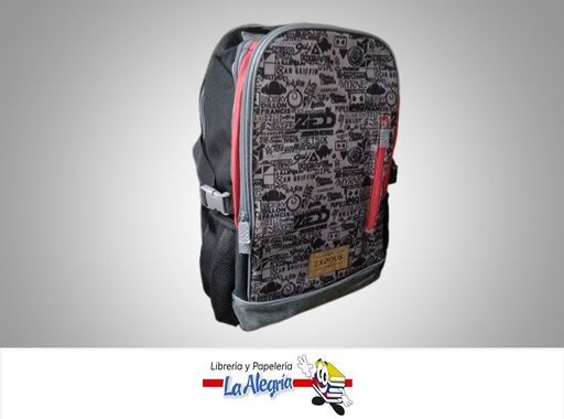 [7591525165631] MORRAL PORTA LAPTOP ELITE 23L DOODLE E001823L ROJO/GRIS  MARCA EXODUS