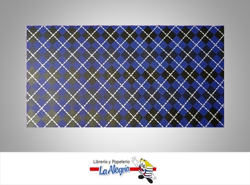 [PRP0103] PAPEL DE REGALO DIAMANTE 66X46 CM AZUL UND MARCA PAPURRI