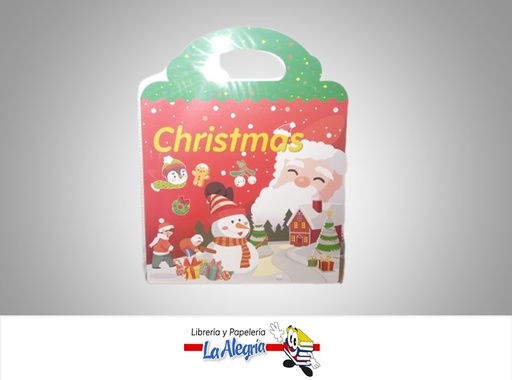 [BA28708] BLOCK APRENDIZAJE NAVIDAD CON CALCOMANIAS