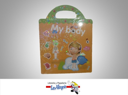 [BA28709] BLOCK APRENDIZAJE MY BODY CON CALCOMANIAS MARCA S/M