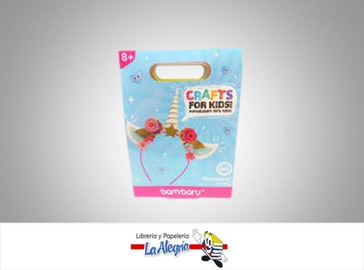 [7453086113509] KIT DE MANUALIDADES CINTILLO FLOR MARCA BAMBARY