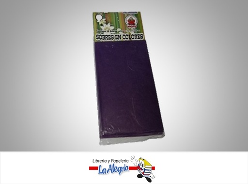 [SOB1115] SOBRE #11 23,4X10,5 CM MORADO UND MARCA S/M