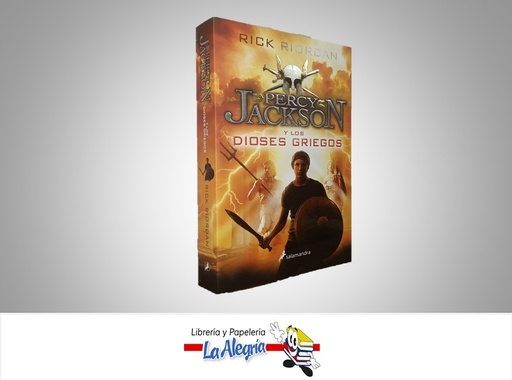 [9788498387131] PERCY JACKSON Y LOS DIOSES GRIEGOS TEMATICA NOVELA FICCION AUTOR RICK RIORDAN MARCA SALAMANDRA