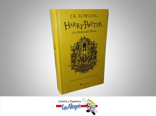 [9788418174636] HARRY POTTER Y LA ORDEN DEL FENIX HUFFLEPUFF TEMATICA NOVELA FICCION AUTOR J.K. ROWLING
