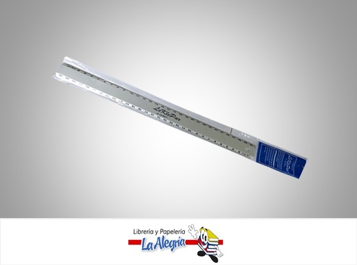 [4004764108558] REGLA ALUMINIO 30CM BISELADA REF 650 UND MARCA LEKLEPAR