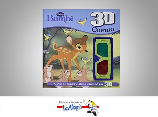 [9781445496900] BAMBI 3D TEMATICA CUENTO INFANTIL MARCA PARRAGON
