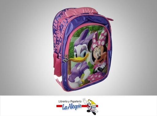 [7707416272092] MORRAL ESCOLAR MEDIANO 13" NIÑA DISNEY MINNIE MARCA PRIMAVERA