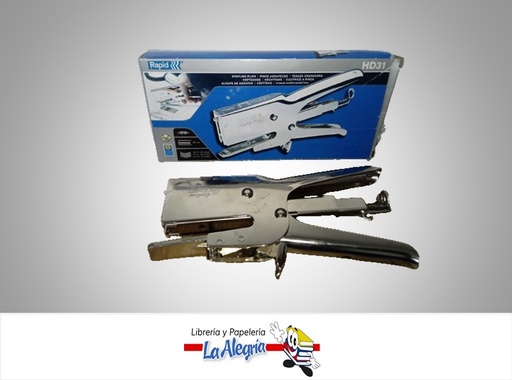 [7313465403105] ENGRAPADORA RAPID HD-31 CARTONERA GRAPAS SERIE 73 LISA MARCA RAPID