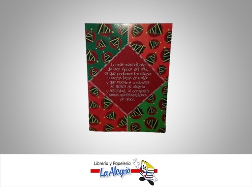 [02039799716212] TARJETA NAVIDAD MARCA TEKI