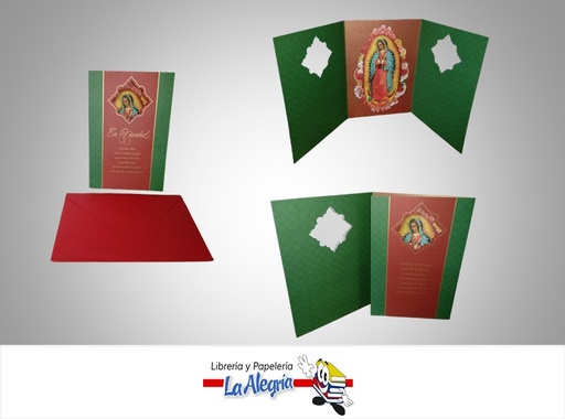 [720473959130] TARJETA DE REGALO VIRGEN DE LA GUADALUPE NAVIDAD MARCA HALLMARK