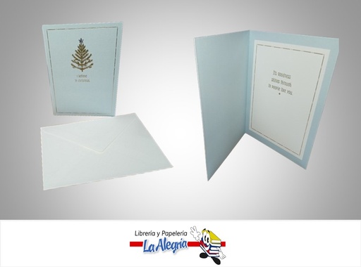 [009200741171] TARJETA DE REGALO ARBOLITO DE NAVIDAD MARCA HALLMARK