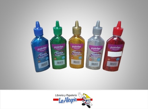 [7453038428439] PEGA ESCARCHADA GL291235G;  35G UND COLORES SURTIDOS MARCA POINTER