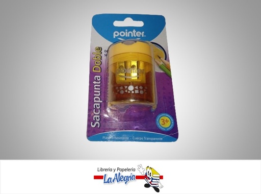 [7453038478779] SACAPUNTAS DOBLE CON DEPOSITO SH1930 MARCA POINTER