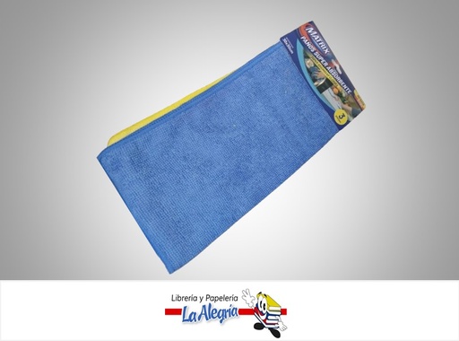 [7453038426015] PAÑO LIMPIONES SUPER ABSORBENTE A018E17MC30T LIMPIONES 30X30CM 3PIEZAS MARCA MATRIX