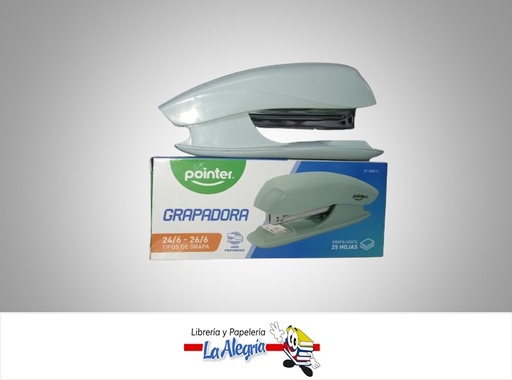 [7453078513034] ENGRAPADORA  24/6 ST2355C 25 HOJAS PASTEL MARCA POINTER