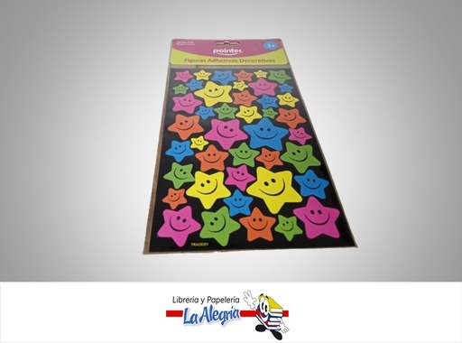 [7453078539188] CALCOMANIA STICKER ESTRELLA STRJ2114 MARCA POINTER