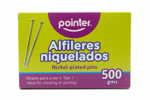 [7453010030186] ALFILERES NIQUELADOS 50GR A22600003 25MM PAQ 50 GRMARCA POINTER