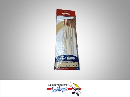 [7453038454377] PINCEL ARTPRO AB1846 SET 6 PZAS MARCA POINTER