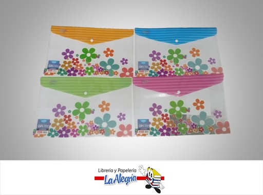 [7453078539232] SOBRE PLASTICO CON BROCHE PORTA DOCUMENTOS FLP09L OFICIO MARCA POINTER