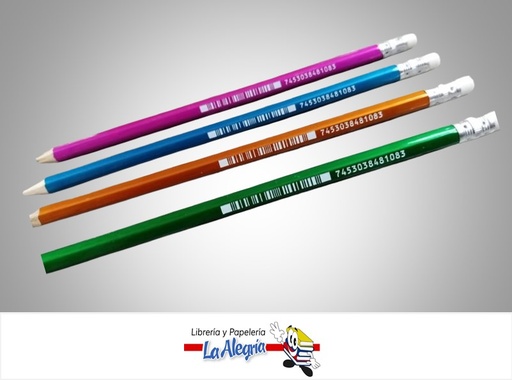 [7453038481083] LAPIZ DE GRAFITO N°2 METALICO UND MARCA POINTER