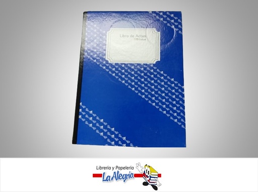 [LIBROACTAS500] LIBRO DE ACTAS 500 FOLIOS MARCA MR. BOBINA