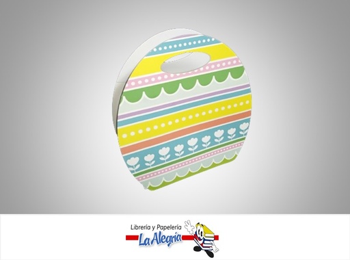 [763795616923] BOLSA DE REGALO KRAFT 23X23CM HUEVO DE PASCUA MARCA HALLMARK