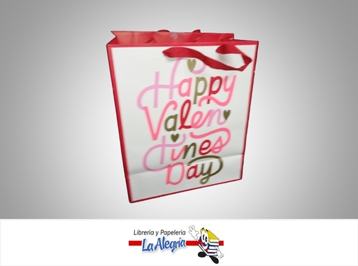 [763795607129] BOLSA DE REGALO 26.5X33CM HAPPY VALENTINES DAY  MARCA HALLMARK