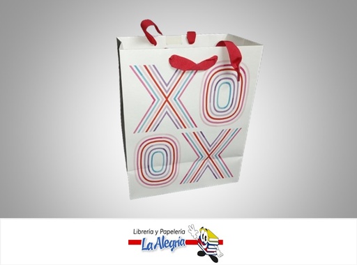 [763795766161] BOLSA DE REGALO 19.5X24CM XOXO MARCA HALLMARK