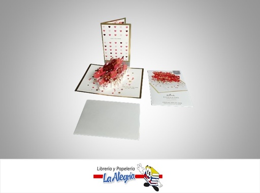 [726528394420] TARJETA DE REGALO I LOVE YOU MORE 3D MARCA HALLMARK