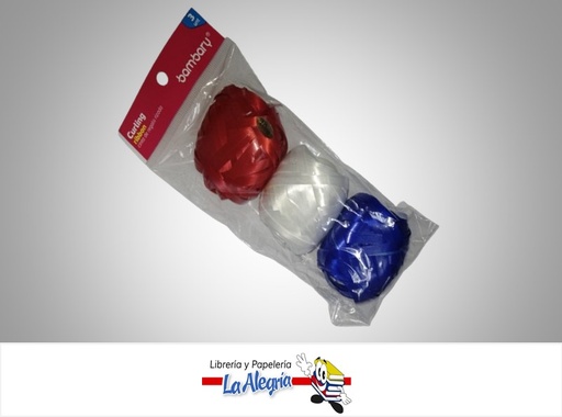[7453086118870] CINTA DE REGALO RIZADA 7071005080 PAQ 3 UND MARCA BAMBARY