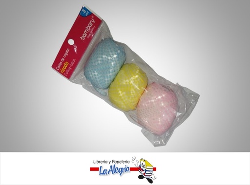 [7453086118832] CINTA DE REGALO RIZADA 7071005080 PAQ 3 UND MARCA BAMBARY
