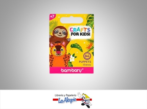 [7453086109939] KIT DE MANUALIDADES TITERES MARCA BAMBARY