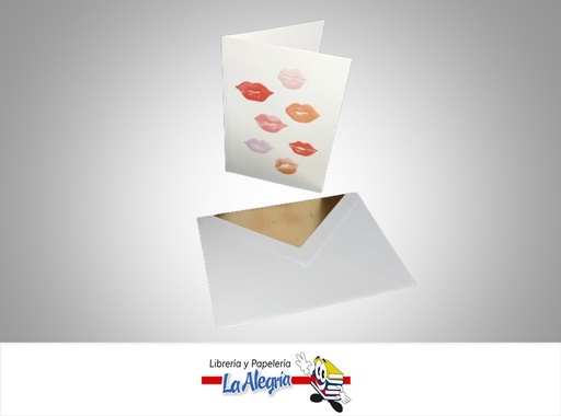[726528517843] TARJETA DE REGALO BESOS SAN VALENTINE´S DAY MARCA HALLMARK