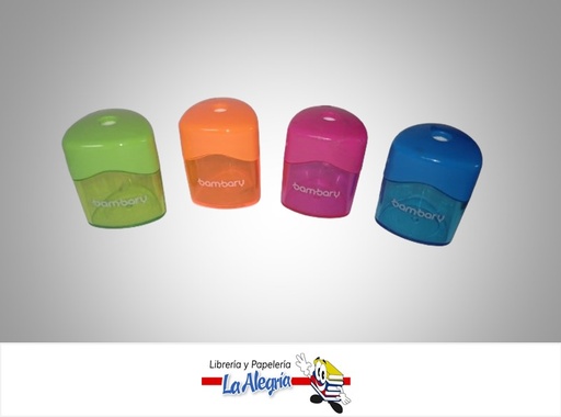 [7453086116909] SACAPUNTA CON DEPOSITO PLASTICO MARCA BAMBARY