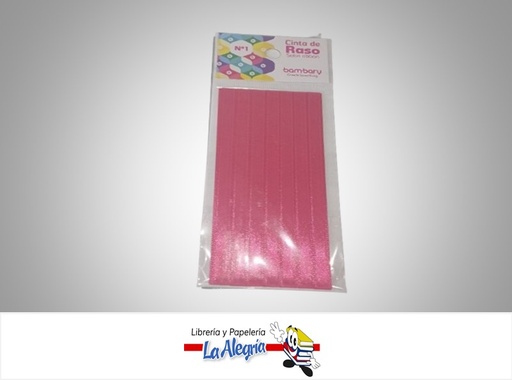 [7453086111765] CINTA RASO N°1 6232510600 PAQ 7MMX5MTS MAGENTA MARCA BAMBARY