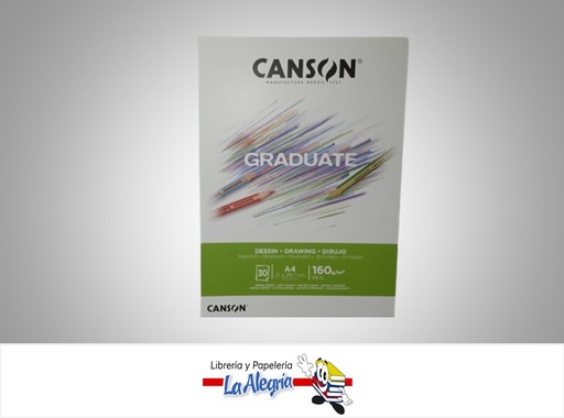 [3148950021014] BLOCK DE DIBUJO CANGRAD 30 HOJAS A4 160G MARCA CANSON