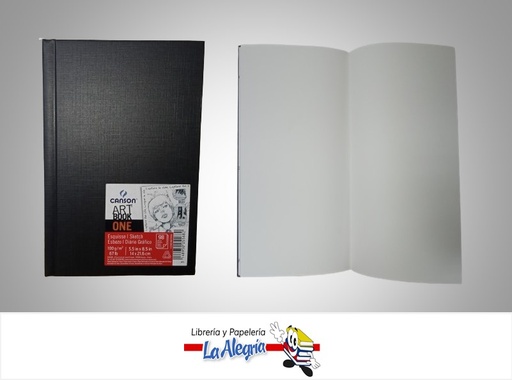 [3148950055682] LIBRETA PARA BOCETO EMPASTADA CANBOOK ONE PT 98 HOJAS 14X21,6 100G MARCA CANSON