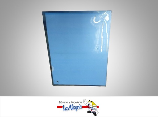 [CARPETA00002] CARPETA PLASTICA TRANSPARENTE AZUL UND CARTA MARCA ESFER