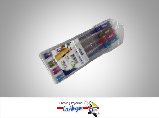 [638126959812] BOLIGRAFO GEL 1MM 4 COLORES MARCA OFIMAK