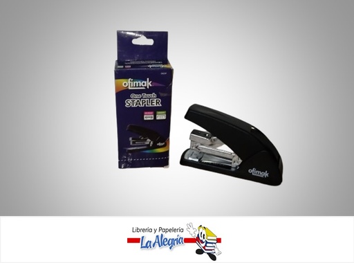 [651536393403] ENGRAPADORA ONE TOUCH OK239 GRAPA LISA 20 HOJAS MARCA OFIMAK