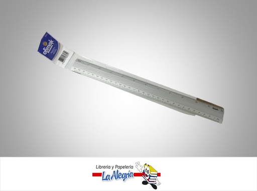 [663701985351] REGLA ALUMINIO OK333; 30 CM MARCA OFIMAK