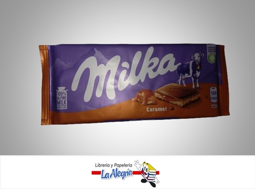 [7622201050757] CHOCOLATE CARAMELO 100GR UND MARCA MILKA