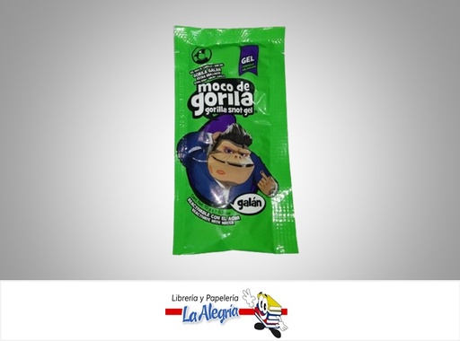 [7501438301699] GEL PARA PEINAR MOCO DE GORILA SOBRE 10GR MARCA GALAN