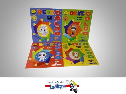 [8436049004679] LIBRO COLOREAR PEKE COLOR 1-4 MARCA DISTRIPUBLI