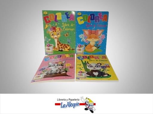 [8436049003733] LIBRO COLOREAR - COLOREA 1-4 MARCA DISTRIPUBLI