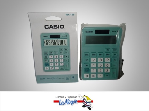 [4549526613807] CALCULADORA ESCRITORIO MX12BGN 12 DIGITOS MARCA CASIO