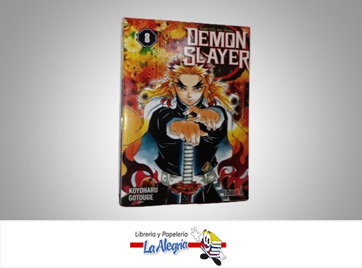 [9788418450730] DEMON SLAYER KIMETSU NO YAIBA VOL.8 TEMATICA MANGA AUTOR KOYOHARU GOTOUGE EDITORIAL IVREA