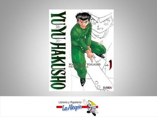 [9788418751714] YU YU HAKUSHO VOL.1 EDICION KANZENBAN TEMATICA MANGA AUTOR ED. KANZENBAN MARCA IVREA
